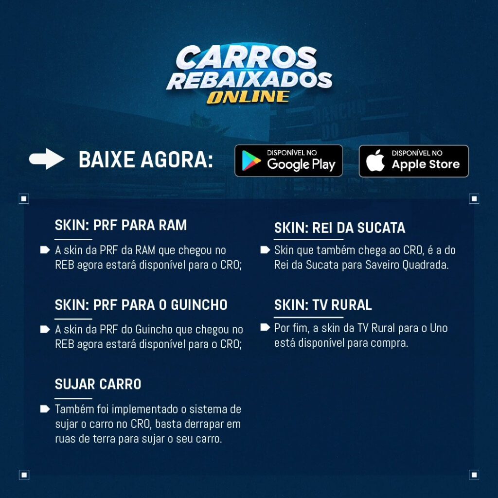 Carros Rebaixados Online - Nova Atualização do Jogo