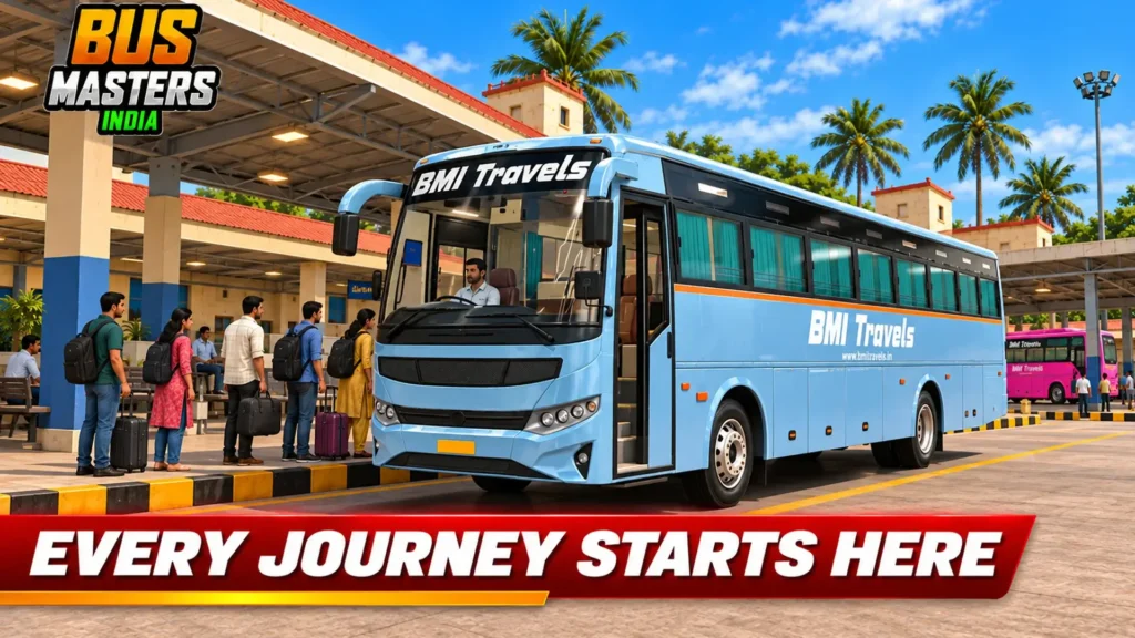 Bus Masters India - Jogo de Simulação de Ônibus para Celular